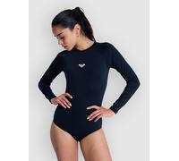 Roxy Essentials Back Zip Lycra à longues manches noir XXL