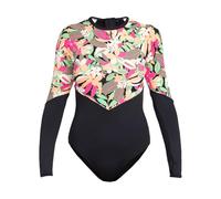 Roxy Fashion - Long Sleeve One-Piece Swimsuit for Women - Maillot Une pièce Manches Longues - Femme - S - Noir