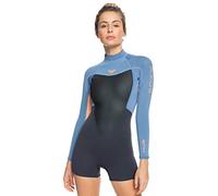 Roxy Femme 2/2mm Prologue Combinaison De Soleil, Cloud Blk/Powderdgrey/Sunglow, 4 EU