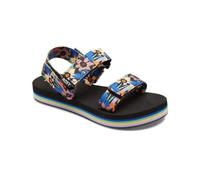 Roxy Femme Cage Sandale, Noir/Bleu, 41 EU