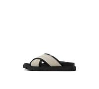 Roxy Femme Capri Sandale Glissante, Noir crème, 35 EU
