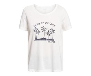 Roxy Femme Chasing The Wave T-Shirt, Snow White, L EU