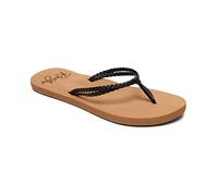 Roxy Femme Sandales Costas Tongues, Noir, 36 EU