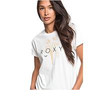 Roxy Femme Epic Afternoon Logo T-shirt, Snow White, XS EU