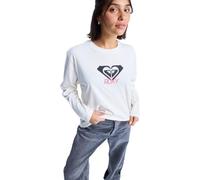 Roxy T-Shirt Manche Courtes HANGLOOSE Art LS Femme Blanc XXL