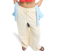 Roxy Femme Lekeitio Knit Pantalon, Parchment, XXL EU