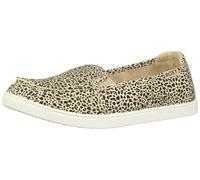 Roxy Femme Minnow Slip on Sneaker Basket, Imprimé léopard, 37.5 EU