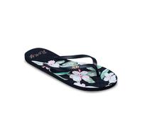 Roxy Femme New Viva Printed Sandale, Noir, Blanc, Vert, 36 EU