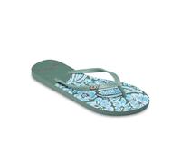 Roxy Femme New Viva Printed Sandale, Vert Olive, 36 EU