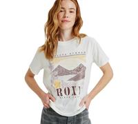 Roxy Femme Oceanregular Poster T-Shirt, Egret, XS EU