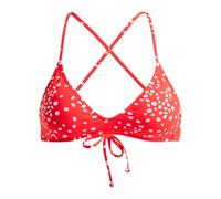 Roxy Femme Pt Beach Classics Athletic Tri Haut De Bikini, Poppy Red Dancing Ditsy Swim, XXL EU