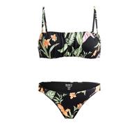 Roxy Femme Pt Beach Classics Bandeau Set Jupe, Anthracite Island Escape, M EU