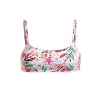 Roxy Femme Pt Beach Classics Basic Bra Haut De Bikini, White Happy Tropical Swim, L EU
