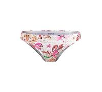 Roxy Femme Pt Beach Classics Moderate Bo Bas De Bikini, White Happy Tropical Swim, S EU