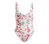 Roxy Maillot de bain Printed Beach Classics One Piece blanc, rose et vert femme S