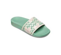Claquettes Roxy Slippy Print vert clair rose femme - 38