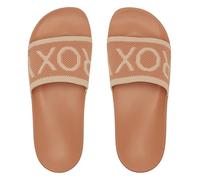 Roxy Femme Slippy Knit Sandale, Wheat/Turkish Coffee, 36 EU