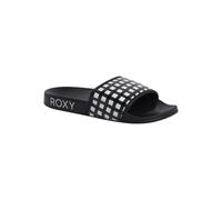 Roxy Femme Slippy Sandale, Black/White Checker, 40 EU
