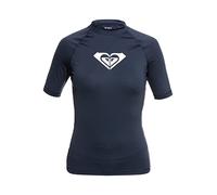 Roxy T-shirt Whole Hearted manches courtes bleu et blanc femme - M