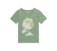 Roxy Fille Day and Night Vintage T-Shirt, Basil, 7 Ans EU