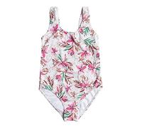 Roxy Fille Happy Tropical RG One Piece Maillot De Bain Une Pièce, Bright White Happy Tropical RG, 16 Ans EU