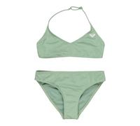 Roxy Fille Solid Active RG Tri Bra Set Ensemble De Bikini, Basil, 10 Ans EU