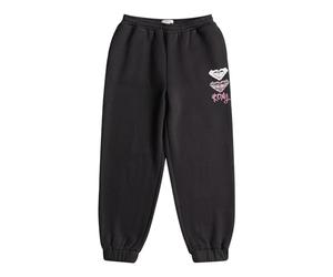 Roxy Fille Surf Feeling Wide Brushed Pants, Phantom, 8 Ans EU
