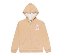 Roxy Fille Surf Feeling Zipped Brushed Sweater, Bros Heather, 10 Ans EU