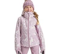 Roxy Fille Free Jet Girl Jacket Veste, Discreet Mauve Winterland, 10 Ans EU