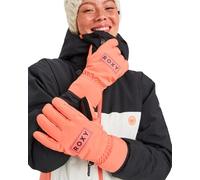 Roxy - Gants de ski - Freshfield Gloves Coral Chic pour Femme - Taille S - Orange Orange S