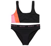 Roxy - Girl's Colorblock Bralette Set - Bikini - 6 Years - anthracite