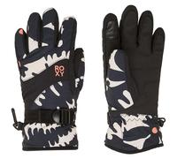 Roxy - Girl's Jetty Gloves - Gants - L - true black big flower