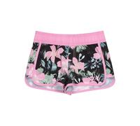Roxy Good Waves Only Maillot de Bain, Anthracite Shadow Floral, 12 Ans Fille