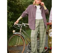 Roxy - Great Influence - Pantalon femme Oil Green Natural Plaid - S