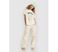 Roxy T-Shirt Manche Courtes HANGLOOSE Poster Femme Blanc XL