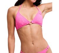 Roxy - Haut de bikini - Roxy Paradise Fixed Triangle Sangria Sunset pour Femme - Taille L - Rose Rose L