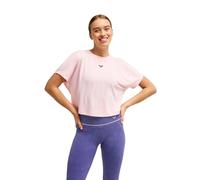 Roxy Haut en Tricot Manches Courtes Everyday Flow Crossed Back Tee Femme Rose