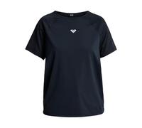 Roxy Haut en Tricot Manches Courtes Move Free Mesh Tee Femme Noir S