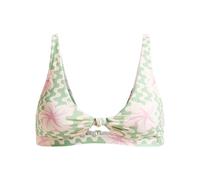 ROXY Hauts de bikini 'Hibiscus Daze' beige / vert clair / pitaya, Taille 110