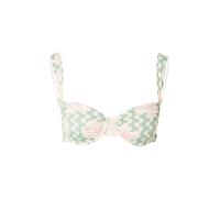 ROXY Hauts de bikini 'Hibiscus Daze' vert pastel / lilas / blanc naturel, Taille 100
