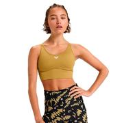 Roxy Heart Into It Attitude - Sport Bra for Women - Soutien-Gorge de Sport - Femme - L - Beige