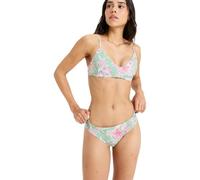 Roxy Hibiscus Island - Bas de Maillot de Bain Classique - Femme - M - Vert