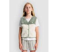 Roxy Iconic Color Block Kids Veste polaire vert T16