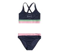 Roxy Ilacabo Active - Ensemble de Maillot Deux pièces Haut Court - Filles 6-16 Ans - 6 - Gris