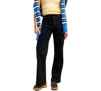 Roxy - Jean ample en coton - Island Mood Loose Denim Jean Midnight pour Femme en Coton - Taille M - Noir Noir M