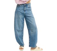 Roxy - Jean ample en coton - Saltywater Glow Barrel Denim Jean Surf Wash Sandy en Coton - Taille S - Bleu Bleu S