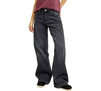 Roxy - Jean ample en coton - Surf Crush Loose Denim Jean Midnight Vintage en Coton - Taille S - Noir Noir S