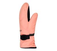 Roxy Jetty Girl Solid Mitt Cold Weather Gloves, Peach Pink, M Girl's
