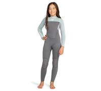 Roxy Junior Prologue 4/3mm Back Zip Wetsuit - Ice Green - Lightweight - HYDROWRAP Adjustable Neck Closure