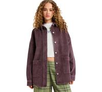 Roxy - Surchemise en velours côtelé - Kick Back Washed Cord Shirt Huckleberry pour Femme en Coton - Taille S - Violet Violet S